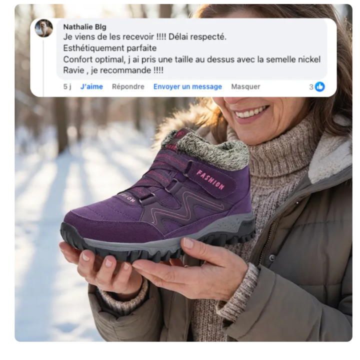 Podiatrail™ – Chaussures de randonnée d’hiver stabilisantes + SEMELLES OFFERTES