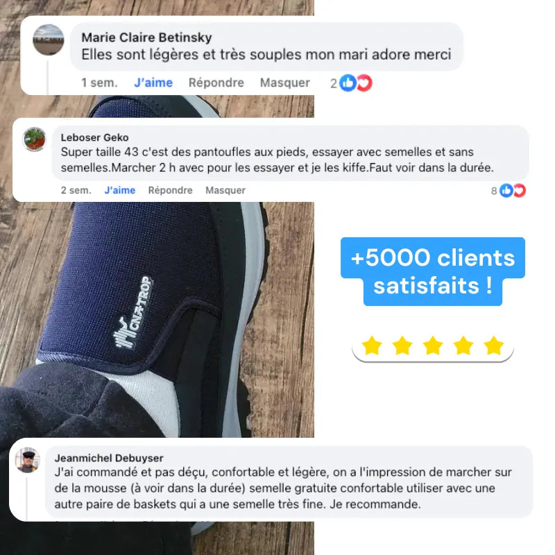 OrthoFit+™ - Chaussures de marche à confort orthopédique